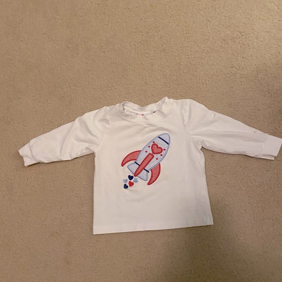 Boys Valentine’s Smocked Long Sleeve Shirt - Picture 8 of 8